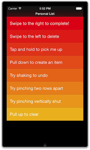 Clear’s signature interface with the default Heatmap theme. The minimalistic interface allows you to focus on your tasks and nothing else.